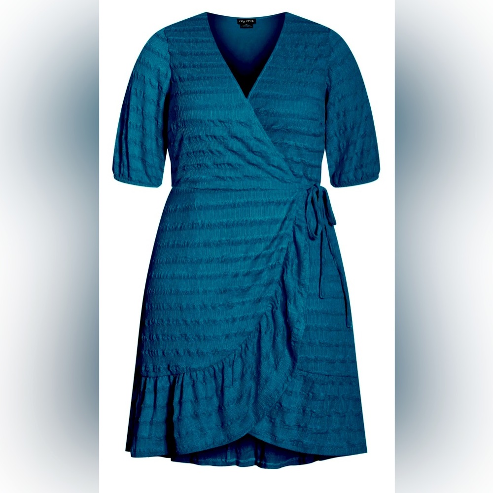 City Chic Wrap Dress